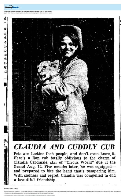 Claudia Cardinale, R. I. P. (1938 - 2025)