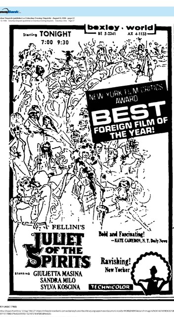 The Great Directors: Frederico Fellini (1966)