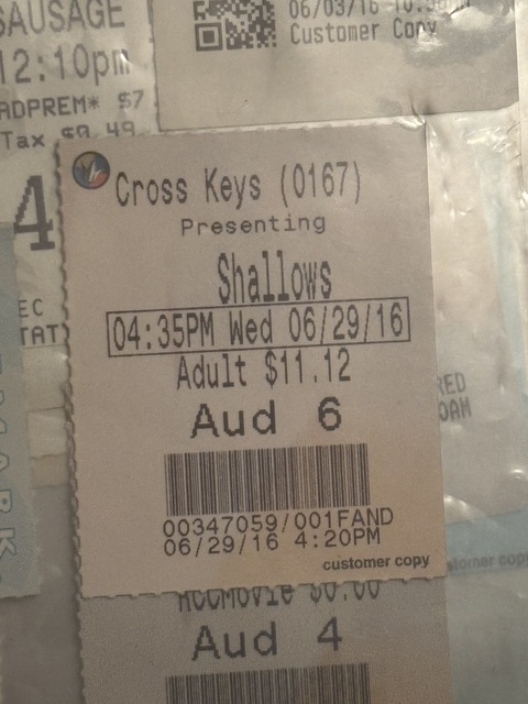 Regal Cross Keys Ticket Stub