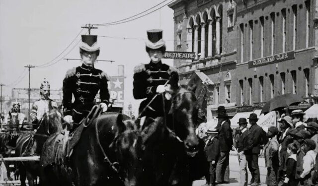 Early 1900s photo credit All Hoosier Facebook Page. Ringling Brothers Circus parade.