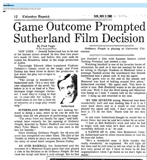 Donald Sutherland, RIP (1935 - 2024)