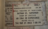 Tropicana IMAX Theatre Ticket Stub