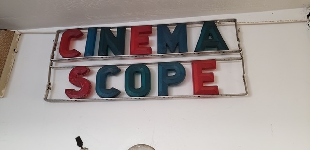 Sunset DI CinemaScope Sign In Projection Room 