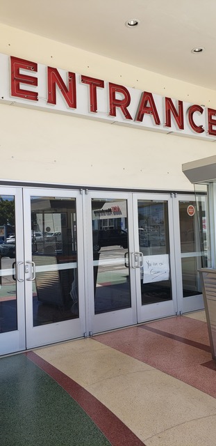 Old Neon Entrance Sign