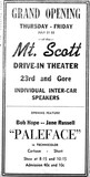 Mt. Scott Drive-In