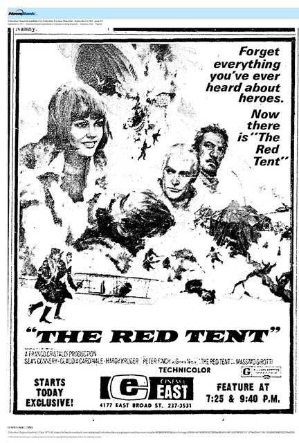 Claudia Cardinale, R. I. P. (1938 - 2025)/Sean Connery, RIP (1930-2020)/Hardy Kruger, RIP (1928-2022)