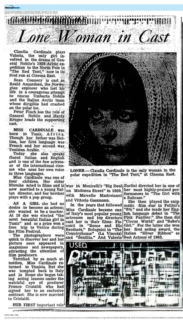 Claudia Cardinale, R. I. P. (1938 - 2025)