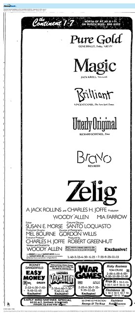 The Great Directors: Woody Allen (1983)