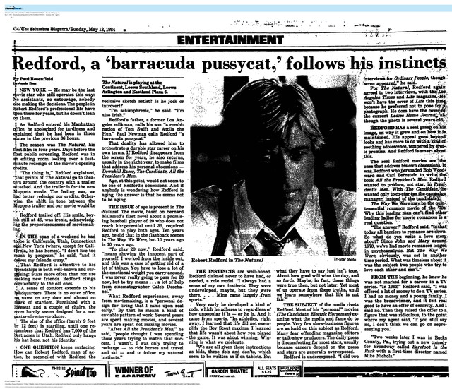 Robert Redford, R. I. P. (1936 - 2025)