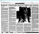 Robert Redford, R. I. P. (1936 - 2025)