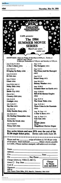 Summer Movie Series (1984)