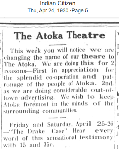 Atoka Theatre