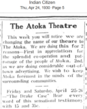 Atoka Theatre