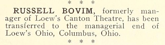 Managerial Change (1931)