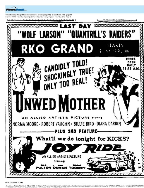 Downtown First Run Exclusive (1958)