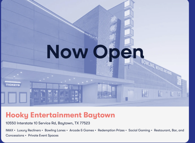 Hooky Entertainment Baytown 10