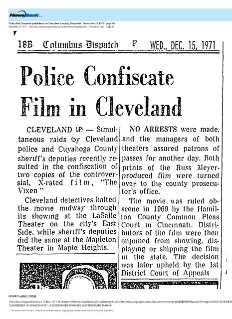 The X-Rated Movie Era (1971)