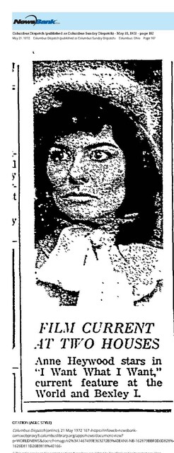 Anne Heywood, RIP (1931 - 2023)