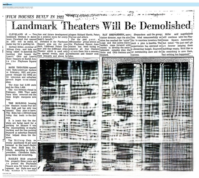 Saving A Movie Palace (1972)