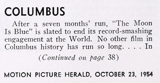 October 1954 News -  page 1 of 2