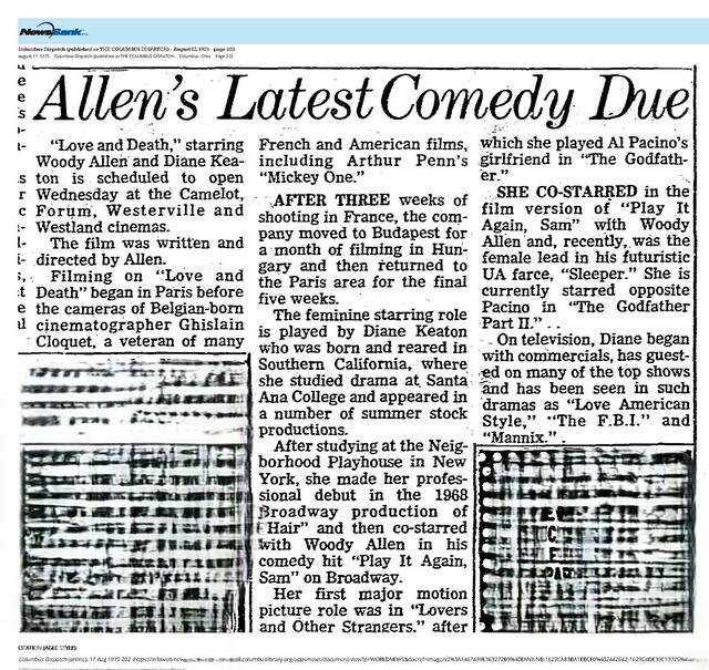 Diane Keaton, R. I. P. (1946 - 2025)