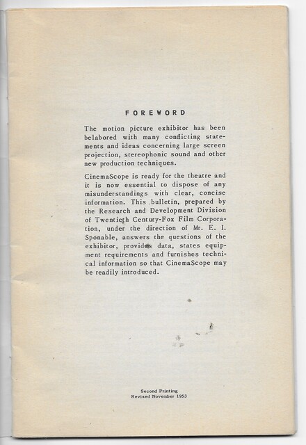 New CinemaScope  Paramount Theatre  Oakland 1953