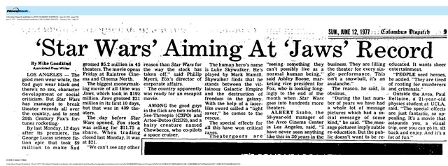 The Gradual Dominance of Science-Fiction, Horror and Fantasy Films (1977)