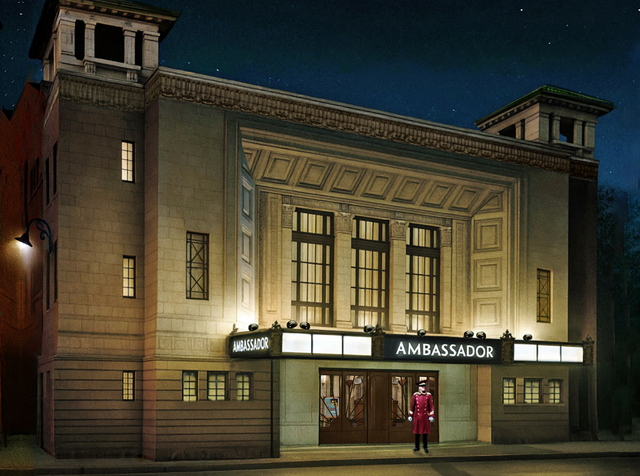 Ambassador coloured and enhanced for night shot