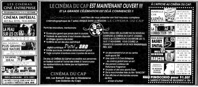 Cinéma Les Galeries du Cap