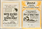 ["Temple Theatre program for 1929"]