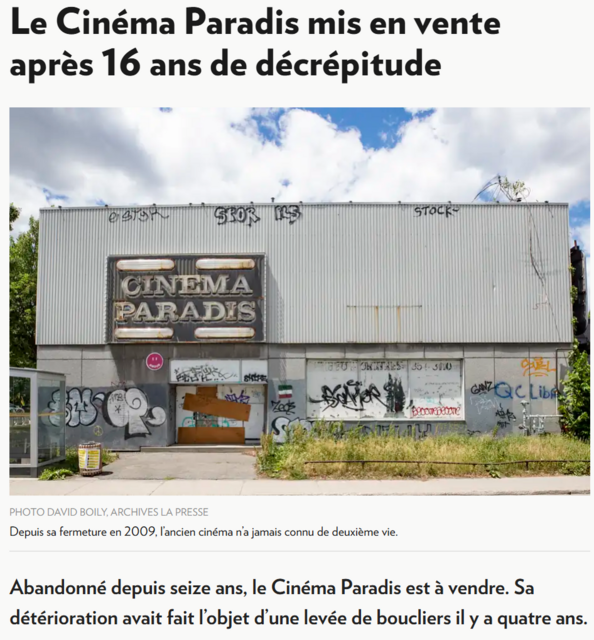 Paradis Cinema
