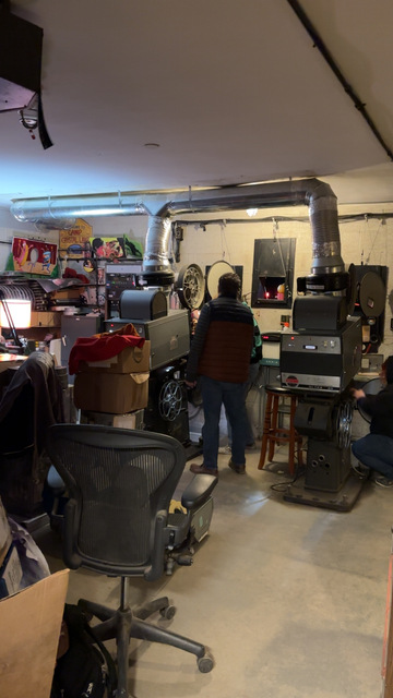 Mahoning Drive-In’s Projection Booth