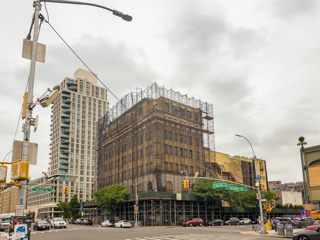 Shore Theater under renovation, August 2025