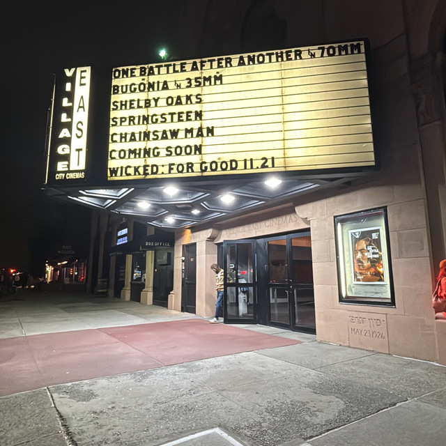Village East by Angelika Theater Marquee
