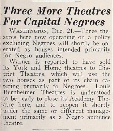 African American Theaters (1950)