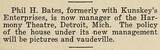 Managerial Change (1922)