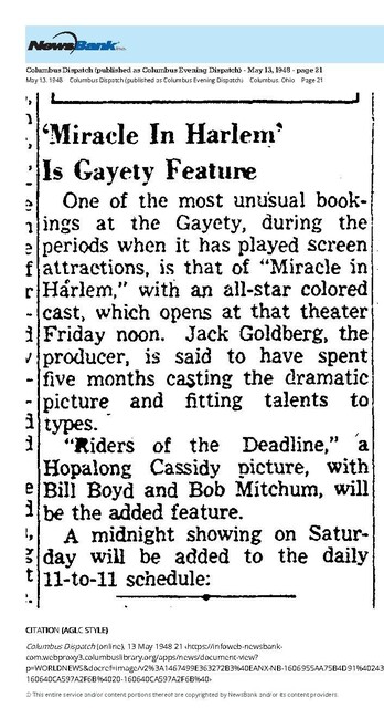 Downtown First Run Exclusive (1948)