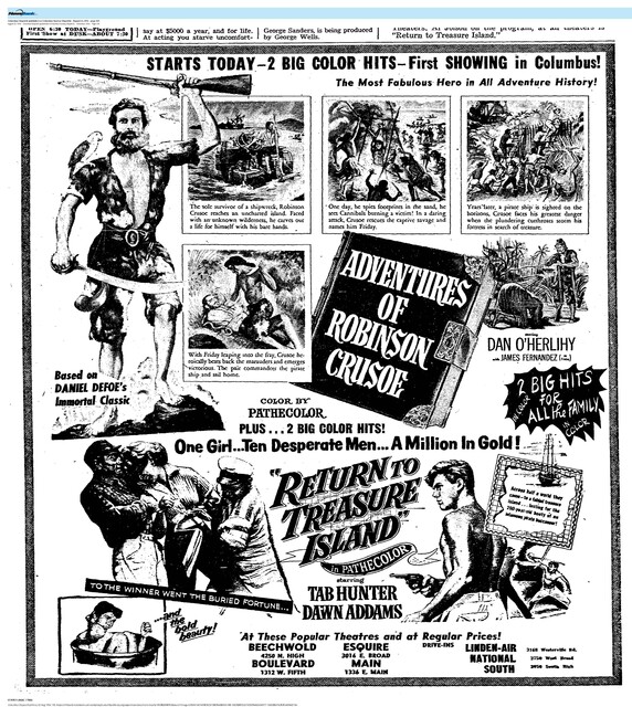 First Run at the Main Theatre (1954)