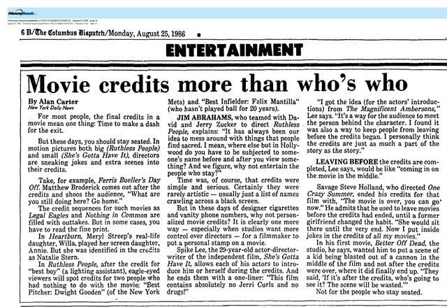 The Great Directors: Spike Lee (1986)