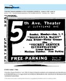 The Last Full Year of the 5th Ave. Theater (1950)