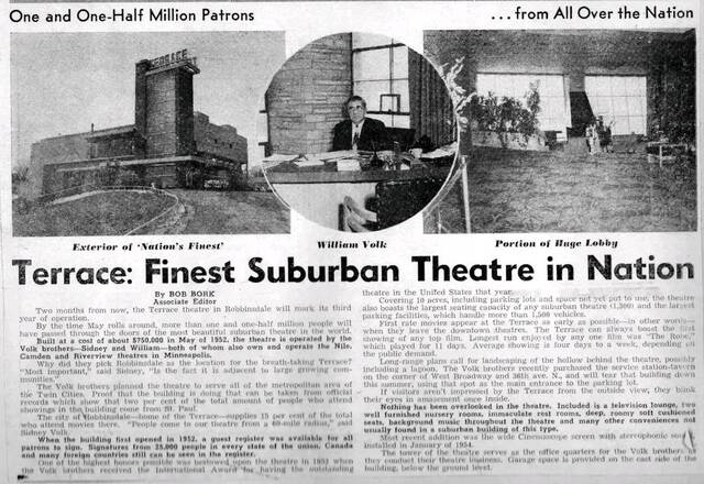 March 24, 1955 article credit Bob Bork-North Hennepin Post, courtesy Robbinsdale Historical Society.