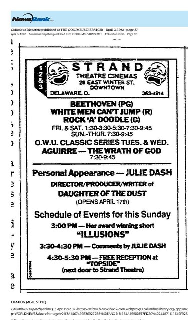 Julie Dash in Person (1992)