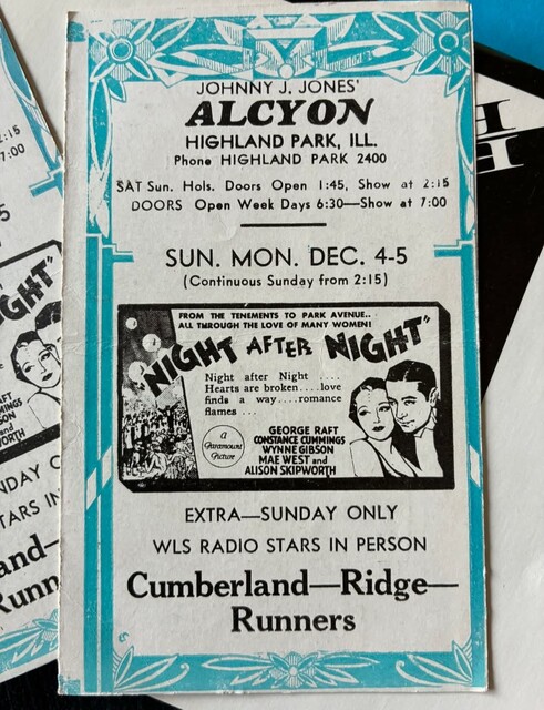 HIGHLAND PARK Theatre; Highland Park, Illinois.