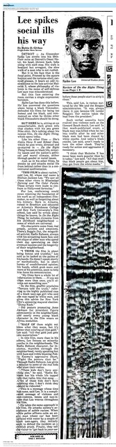 The Great Directors: Spike Lee (1989)