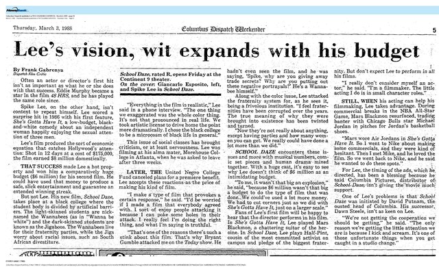 The Great Directors: Spike Lee (1988)