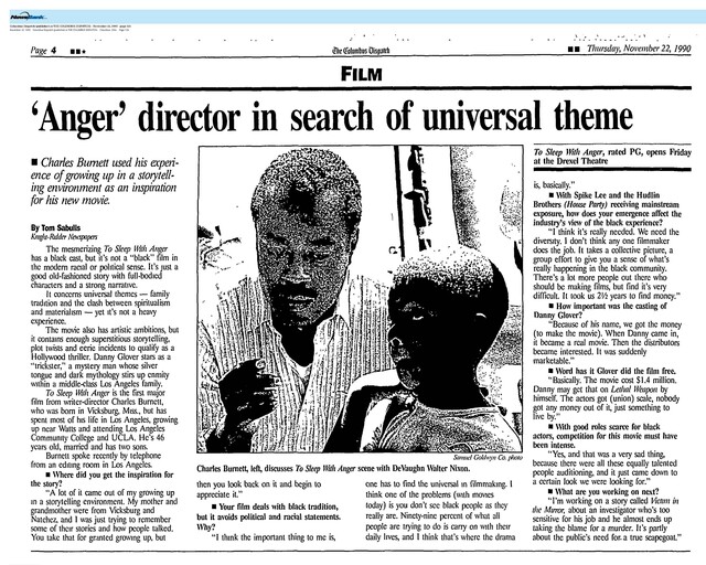 The 1990s Black Cinema Renaissance (1990)