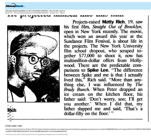 The 1990s Black Cinema Renaissance (1991)