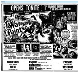 First Run at the Main Theatre (1954)