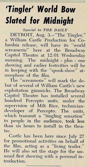 The Great Directors: William Castle (1959)