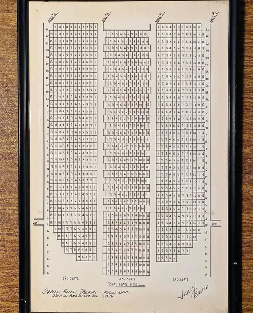 CAPITOL COURT Theatre; Milwaukee, Wisconsin.